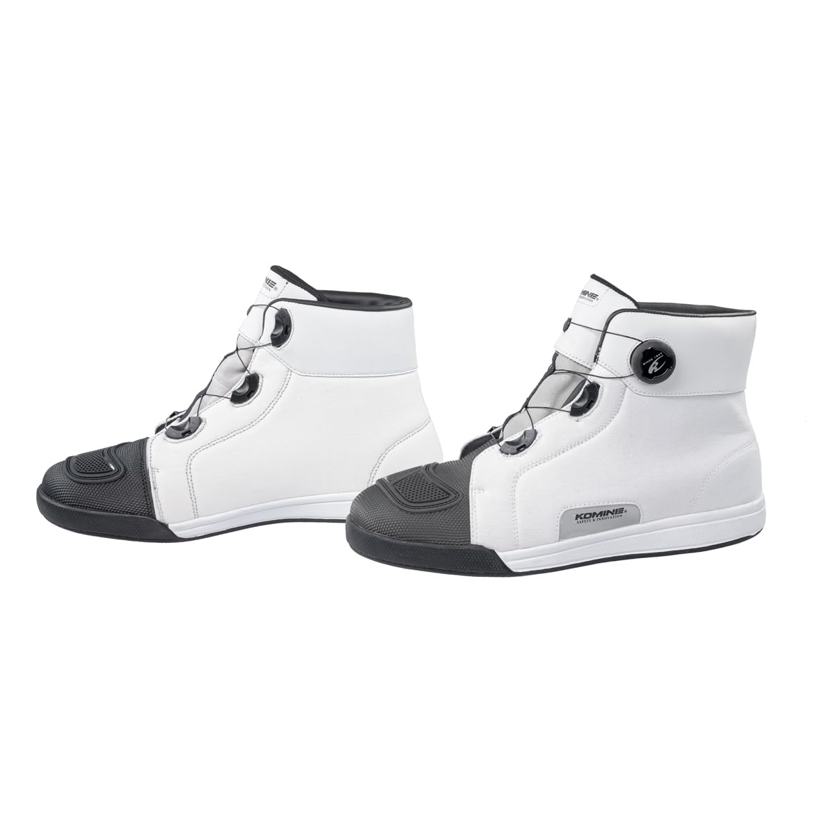 

KOMINE BK-301 Dial Fit WP Riding Sneakers Waterproof Wide Fit Dial Type білий