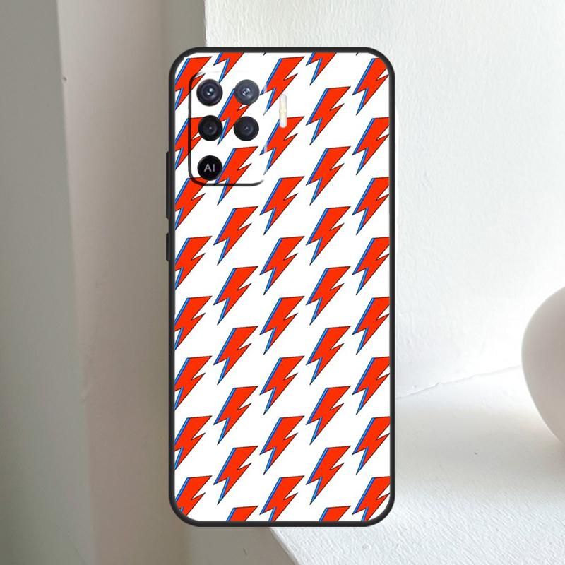 Lightning Bolt Pattern For OPPO A78 A98 A18 A38 A58 A5 A6 Pro A15 A17 A57 A16 A76 A96 A54 A74 A94 A40 A60 A80 Case