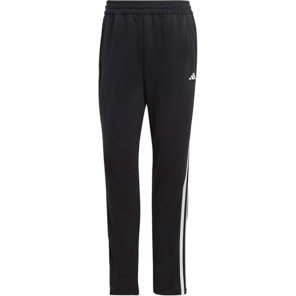 Adidas Aeroready Train Essentials Knit Track Pants With Three Stripes And Contrasting Elastic Waist Women Bottoms Black HZ5646