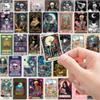 50 Waterproof Tarot Card Graffiti Stickers - PVC for Notebook, Luggage & DIY Decoration