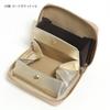 Leather Mesh Accordion Card Wallet