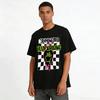 Stay Weird Keep Smiling Trendy Graphic Print Casual Tee Pure Cotton T-shirt
