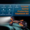 AB X5 6000W 60V 38AH Çift Motorlu Elektrikli Scooter Maksimum Hız 90 km/s Hidrolik fren LCD Ekran Maksimum Menzil 90km Escooter