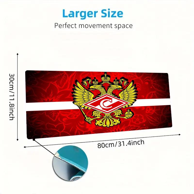 FC Spartak Moscow Color Mouse Pad Large Gaming Table Cushion Non-slip Laptop Tablet Big Mousepad XXL Mat Mini PC Playmat With Lock edge