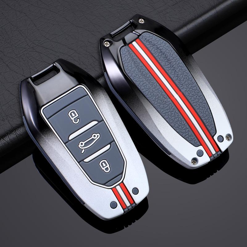 Zinc Alloy Car Key Case Cover For Peugeot 308 3008 508 5008 408 4008 208 301 407 For Citroen C4 C6 C3-XR Picasso DS Accesories