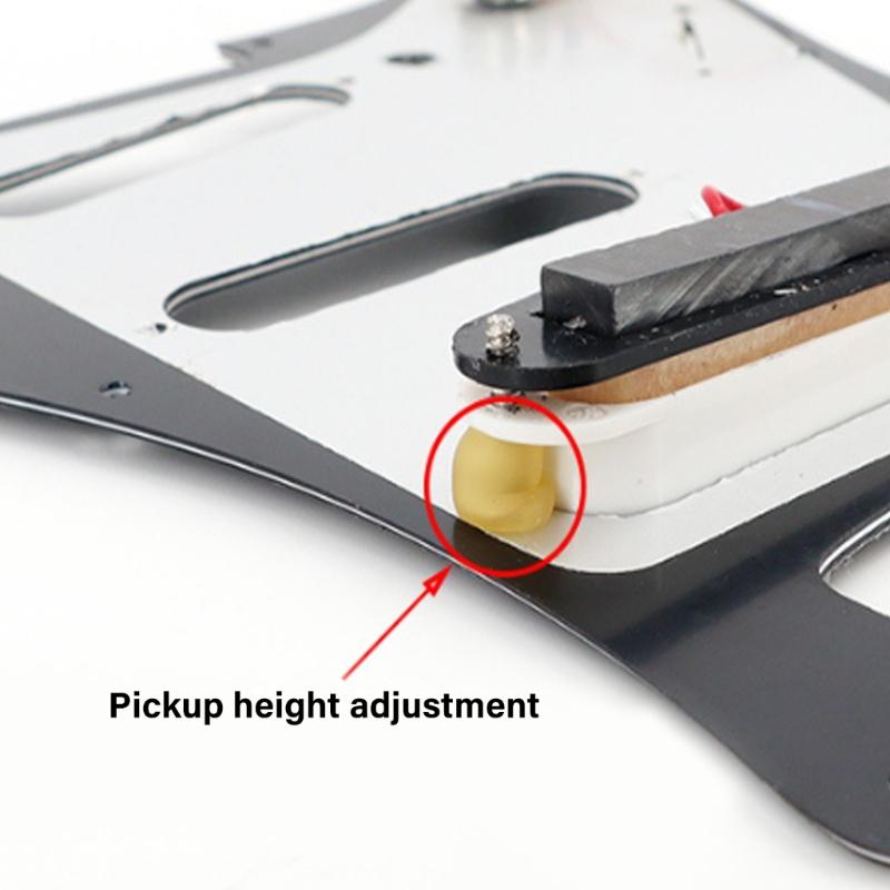 Set of 6 Guitar Pickup Spacer Tubes Flexible Rubber Tubes Rubber Texture Suitable for Quick Adjustable Positioning