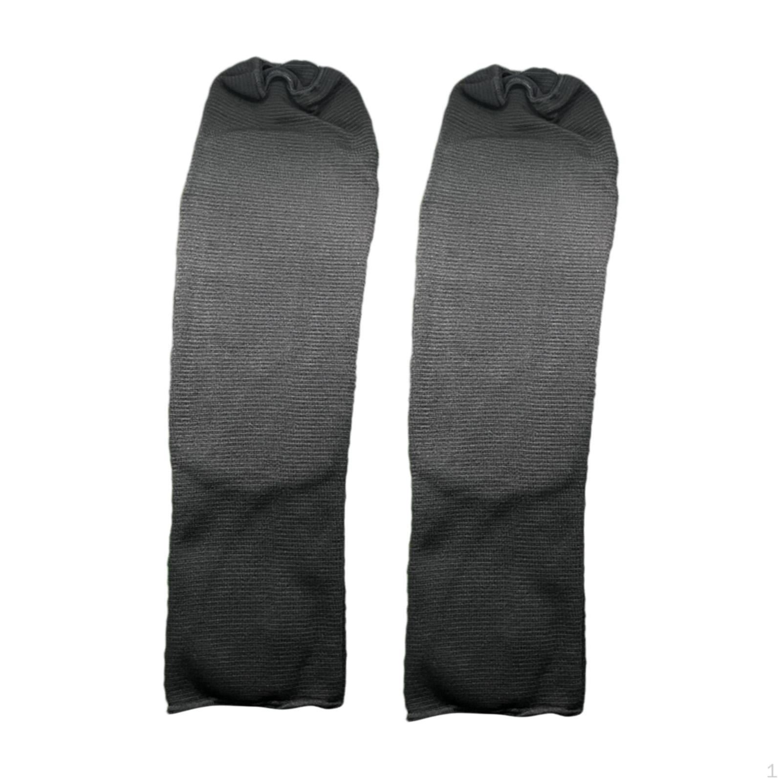 1 Pair Shin Instep Guards Cloth Stretch Supplies Accessories for Taekwondo Jogger Boxing Black and S