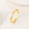 WILD & FREE Minimalist Stainless Steel Thin Adjustable Rings for Women Classic Simple Trendy Accessories Jewelry