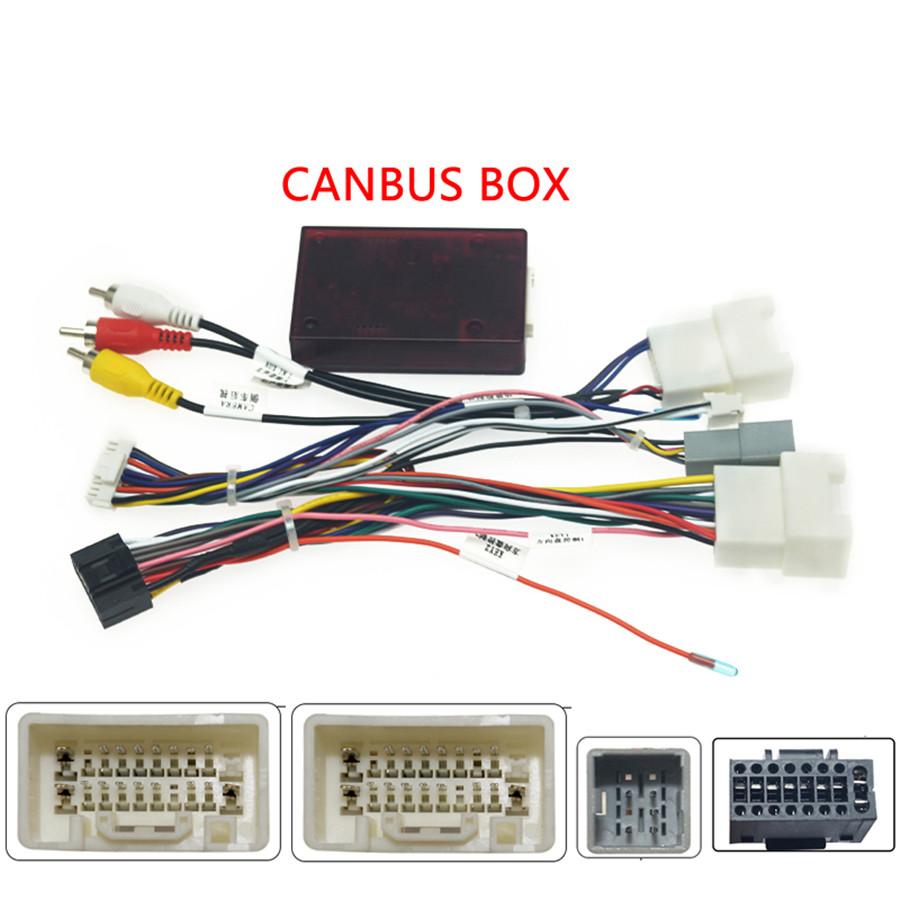 For 2014-16 Mitsubishi Outlander Pajero 16 Pin Wire Harness Power Cable + Canbus