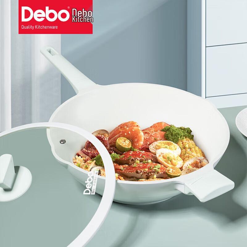 Debo Kamuro 32CM Titanium Alloy Non-Stick Wok