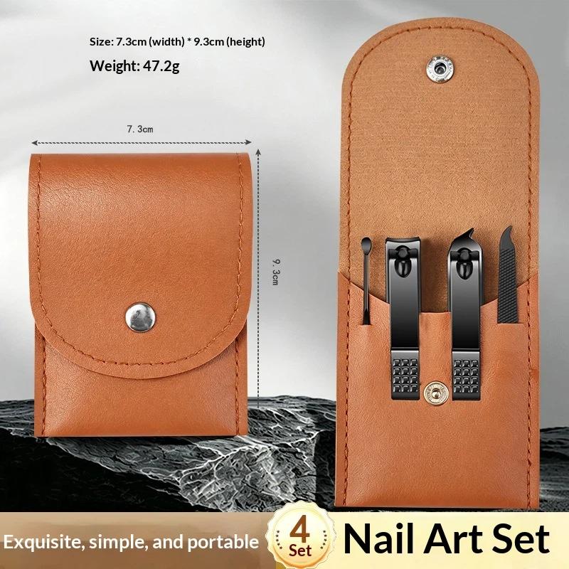 4/16Pcs Manicure Pedicure Kit Professional Nail Clippers Cuticle Nippers Set With Travel Case