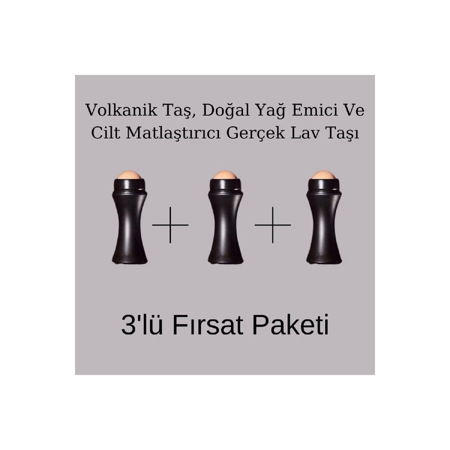 

Volcanic Stone, Natural Oil Absorbor And Skin Matter Real Lava Stone 3 Pieces чорний