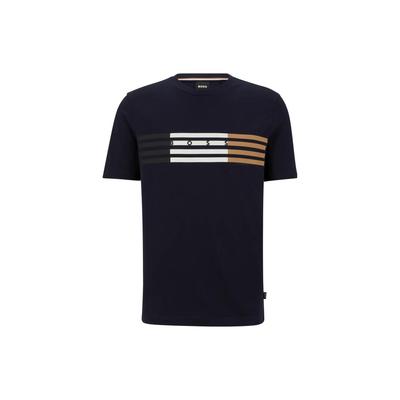 T-Shirts Men's Blue Crew Neck Thin Other 50485669-404