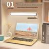 Rechargeable LED Desk Lamp with Magnetic Base - Eye Protection for Studying and Bedside Use