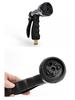 Electroplated High-Pressure Multifunctional Shower Head & Garden Watering Nozzle for Landscaping & Car Washing