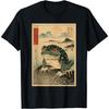 Grumpy Frog Unimpressed Toad Vintage Japanese Aesthetic T-Shirt
