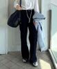 MIND BRIDGE WOMEN [W] Wide Indigo Elastic Denim Pants