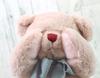 Take Off Peek-A-Boo Bear, Small, Pink Plush Toy with Music Box