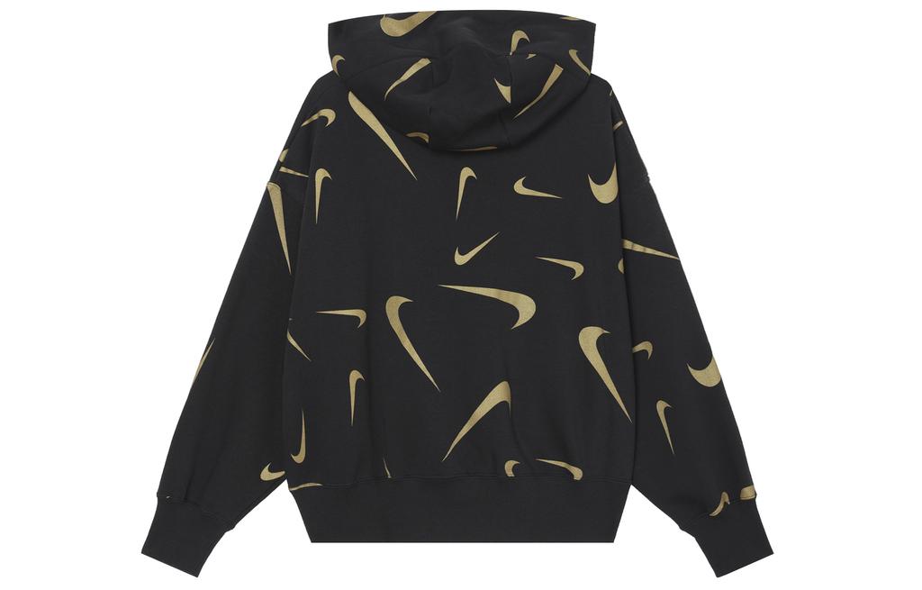 Nike Sweatshirts Women's Black Hooded Moderate Regular FB8744-010