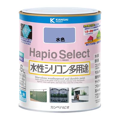 Kanpe Hapio Boya Parlak Açık Mavi Silikon Çok Amaçlı Japon Malı Hapio Select 00017650361016 Su bazlı 1.6L Su bazlı