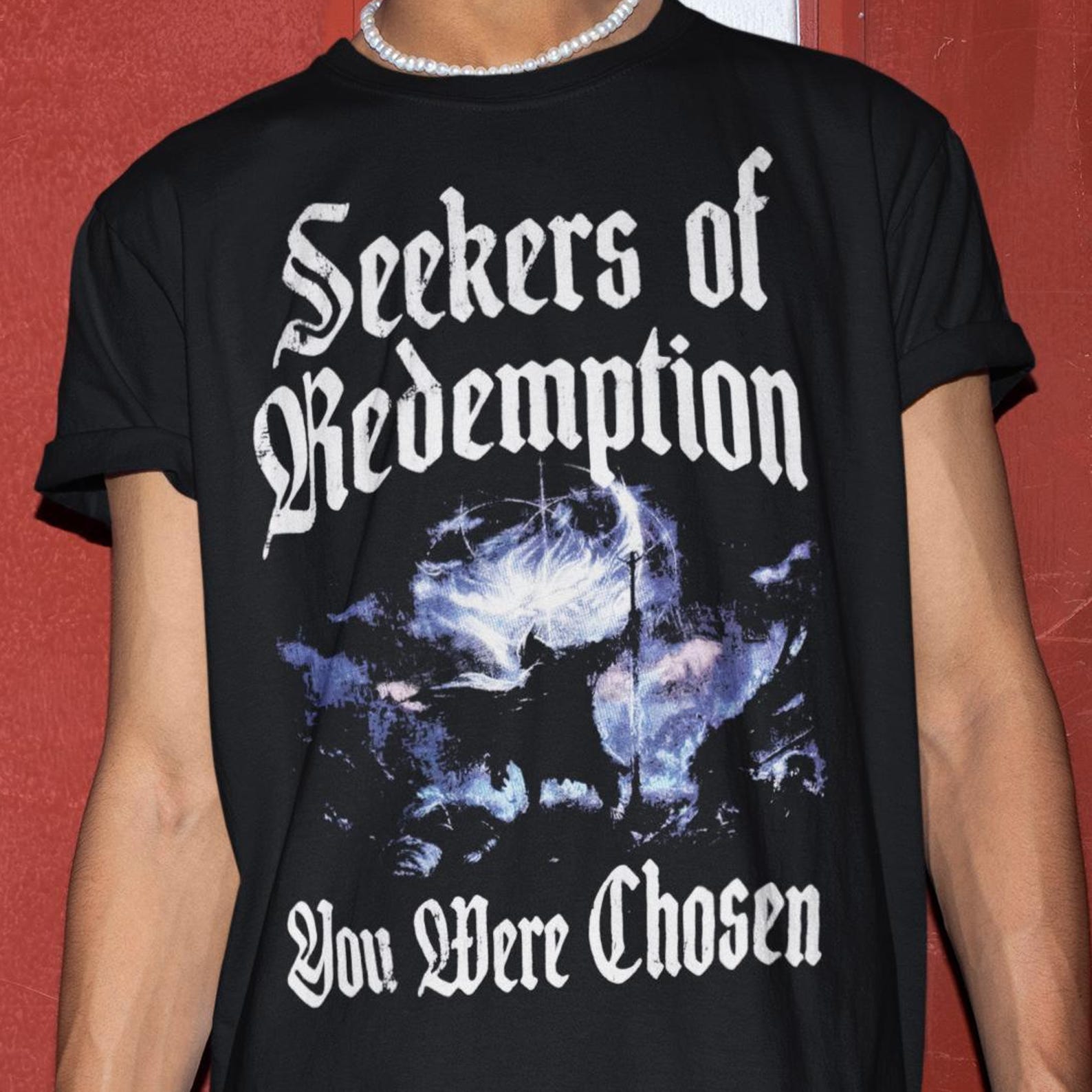 Comfort Colors® Elden Ring Seekers of Redemption Shirt - Elden Ring Nightreign Shirt,Soulslike Game Tshirt,Elden Ring Gifts L