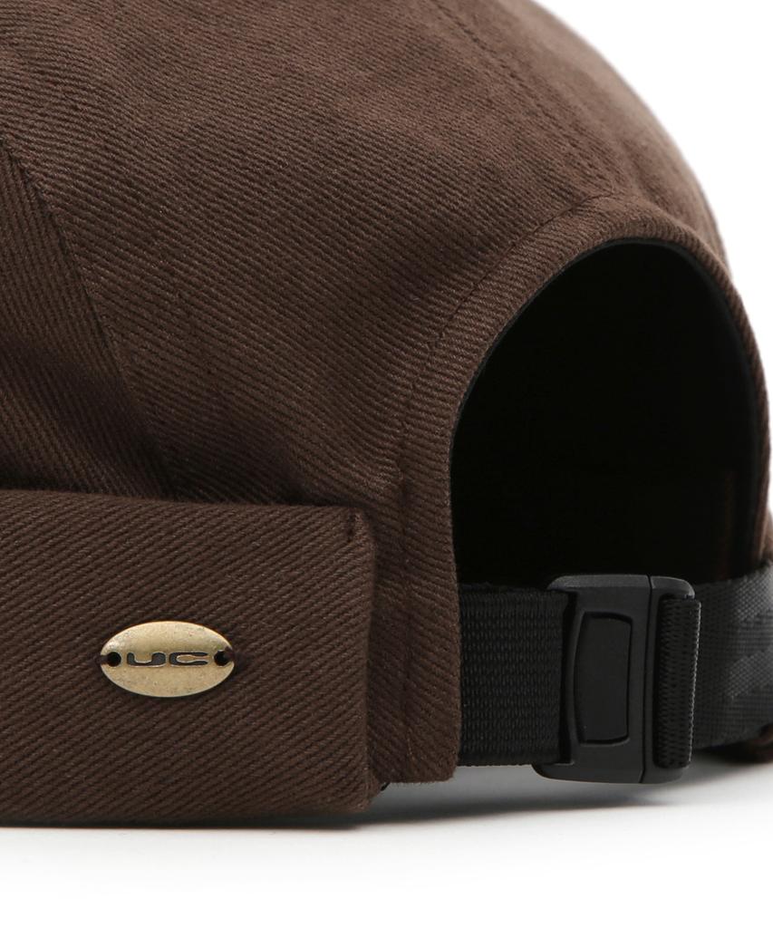 Eondeokeonteulol Four Seasons Vintage Cotton Camp Cap Adjustable Brimless Watch Cap Beanie Hat Uc / Mold Cap / Camp / Faded Brown