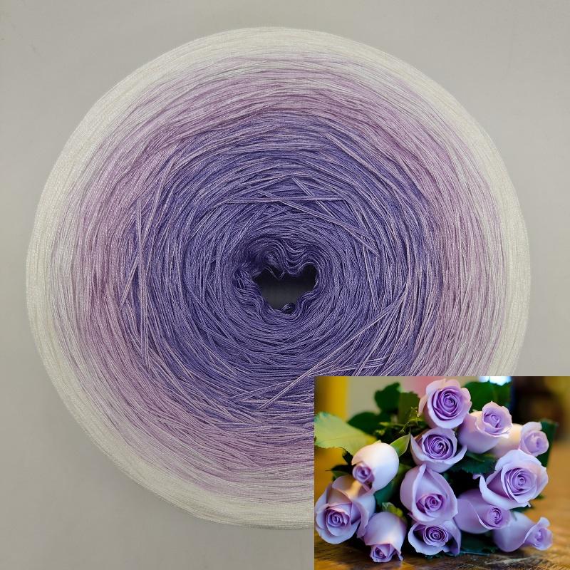 300g Mercerized Cotton Yarn Gradient Color Long Section Dyed Hand Wound Mixed Strand Cake Thread DIY Hand Knitted Shawl Scarf