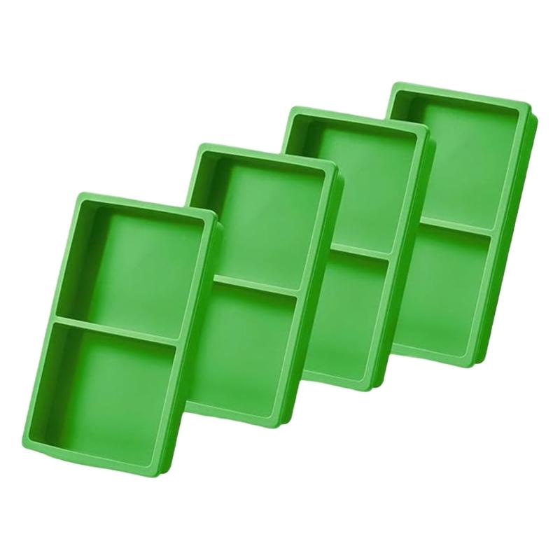

Pack of 4 Reusable Food Molds Silicone Texture Suitable for Freeze Dryer Trays Nonslip Dividers Dishwasher Safe 1