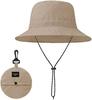 Packable Sun Protection Waterproof Fisherman Hat for Women & Men - Lightweight Summer Beach & Hiking Hat