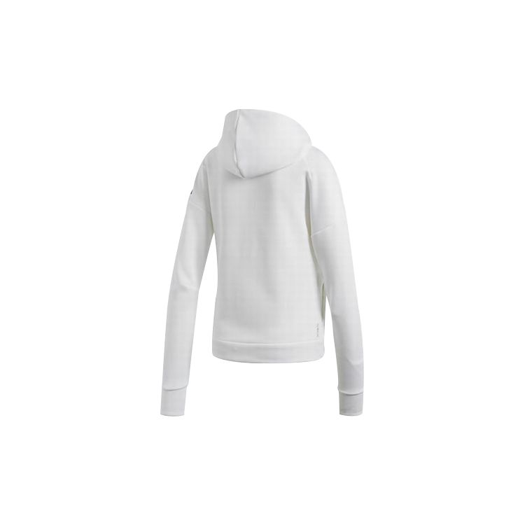 Adidas Alphabet Logo Print Sports Windbreaker Jacket Unisex Outerwear White DN8508