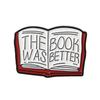 Book Enamel Pin Magic Book Magic Ball Roll Of Paper Reading Badges Literary Lapel Badges