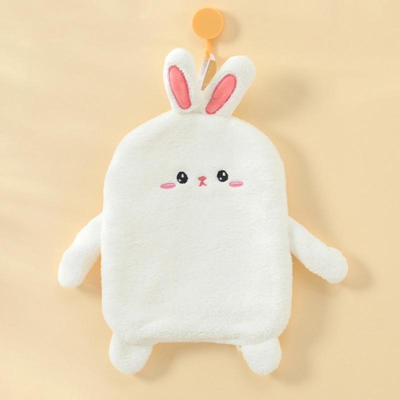 Animal Lover Essential Soft Corals fleeces Hanging Hand Towel Fast Absorbing and Easy to Cleans for Bathroom Kitchen