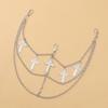 Cross Pendant Hip Chain For Men Women Hip Hop Fashion Body Jewelry 115cm Metal Accessory