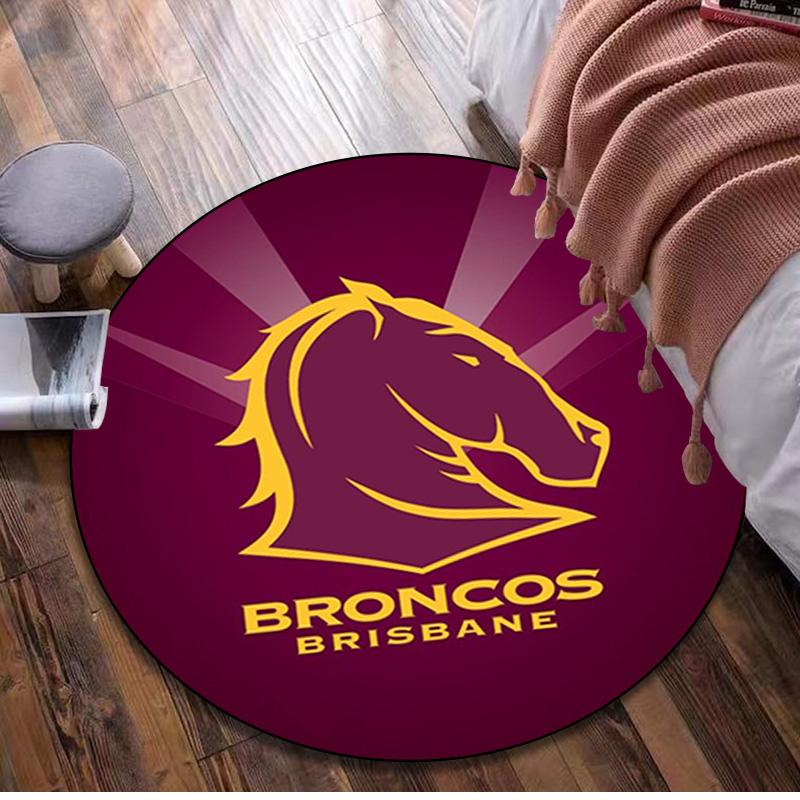 

Football Club Panthers Logo Circular Rug Office Decorative Carpet For Living Room Bedroom Door Mat Floor Carpet Computer Chair Area Rug 80x80cm( 31x31in)