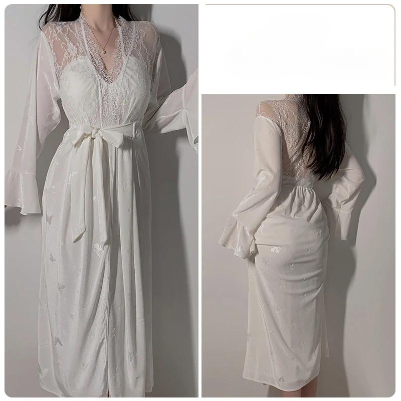 Pijamale de damă din catifea cu gât halter, pijamale cu decolteu adânc în V pentru femei, lenjerie sexy de iarnă pentru femei, set de pijamale pentru femei, pijamale