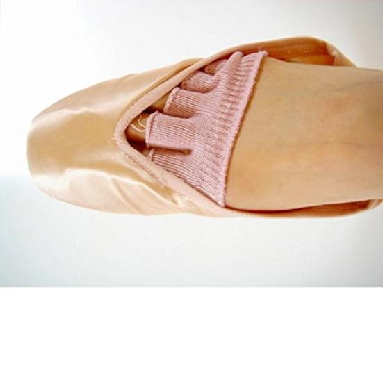 Mignon Toe Pads of Relieve toe pain in ballet and pointe and also combat sweaty feet and Five-Toe (Set 2) - shoes, frostbite! (Pink)