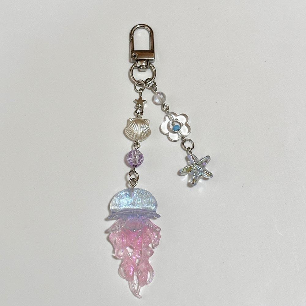 Charm Pink Butterfly Love Heart Mobile Phone Chain For Iphone Girl Women Jewelry Strap Beaded Lanyard Hanging Cord Bracelet