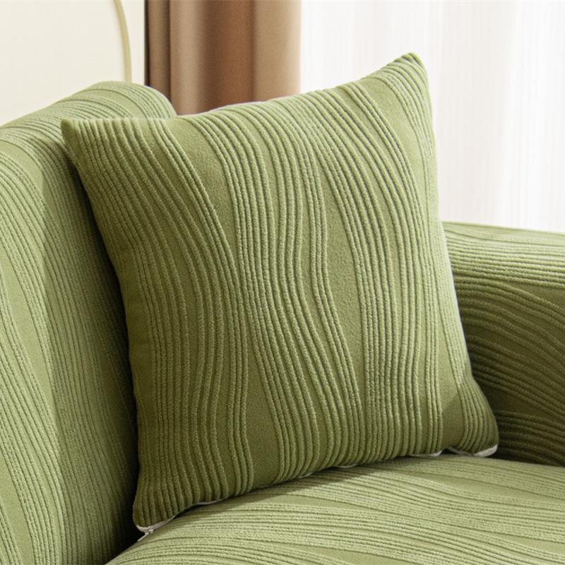 

Nordic Style Solid Color Striped Corduroy Decorative Pillowcase Cushion Pillow Cover Soft Throw Pillow Case for Couch Sofa Bed 45x45cm