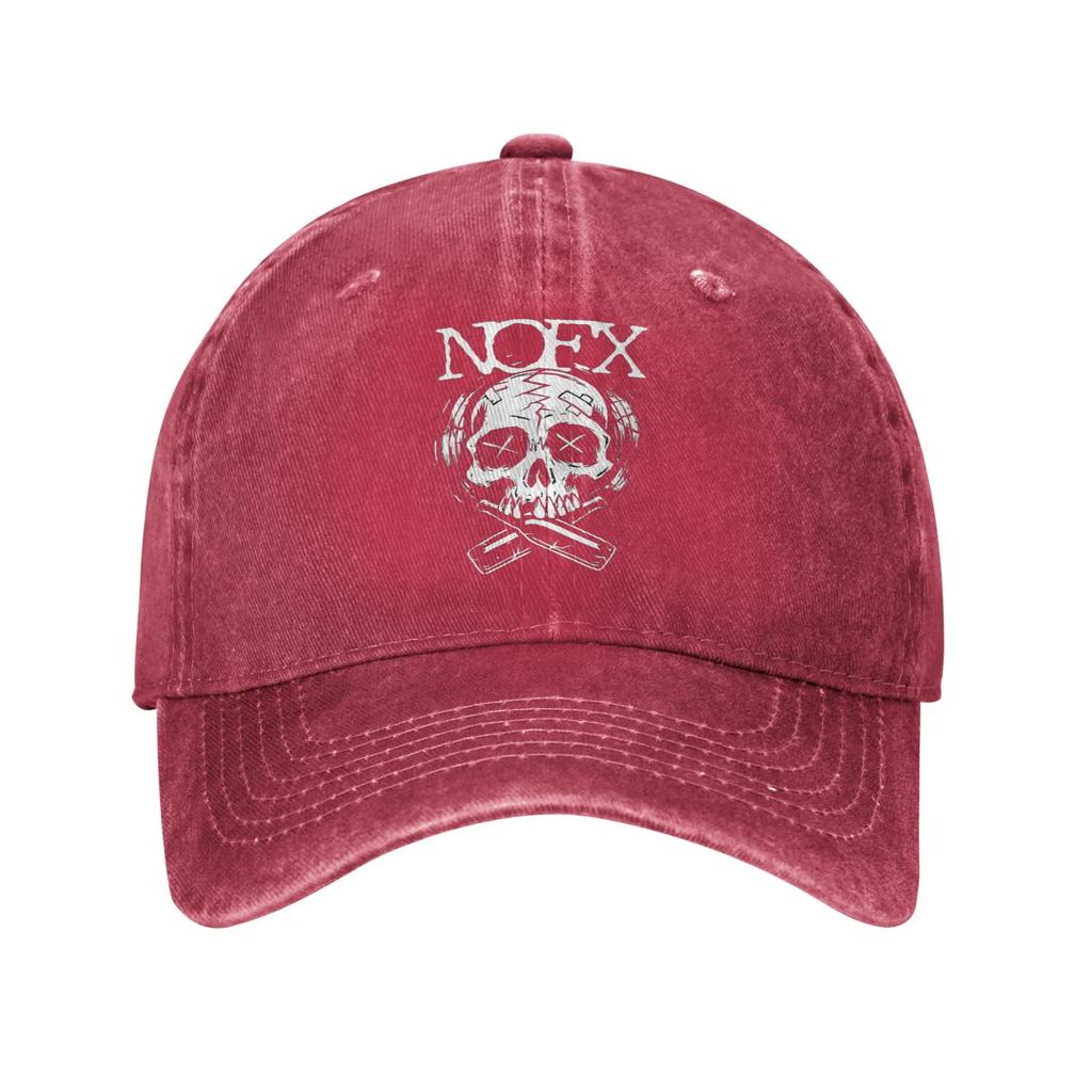 Baseball Cap Nofx Band   Summer Casual Hip Hop Hats Music Unisex-Teens Custom Logo Hunting Camping Breathable Baseball Caps