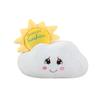 Cute Sun Cloud Plush Toy: White Cloud Doll Ornament for Valentine's Day or Birthday Gift for Women