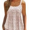 Spring and summer European and American fashion new large round neck discounted sleeveless floral skirt women's clothing