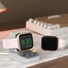 Typewriter Watch Charging Stand for Watch SE/Ultra/1-10 Silicone Watch Charger Wireless Desk Charging Dock Station Holder