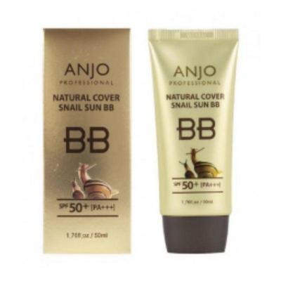 Natural Cover Snail Sun BB Cream SPF50+ PA+++ 50g – High Coverage Tone-Up BB Cream with UV Protection