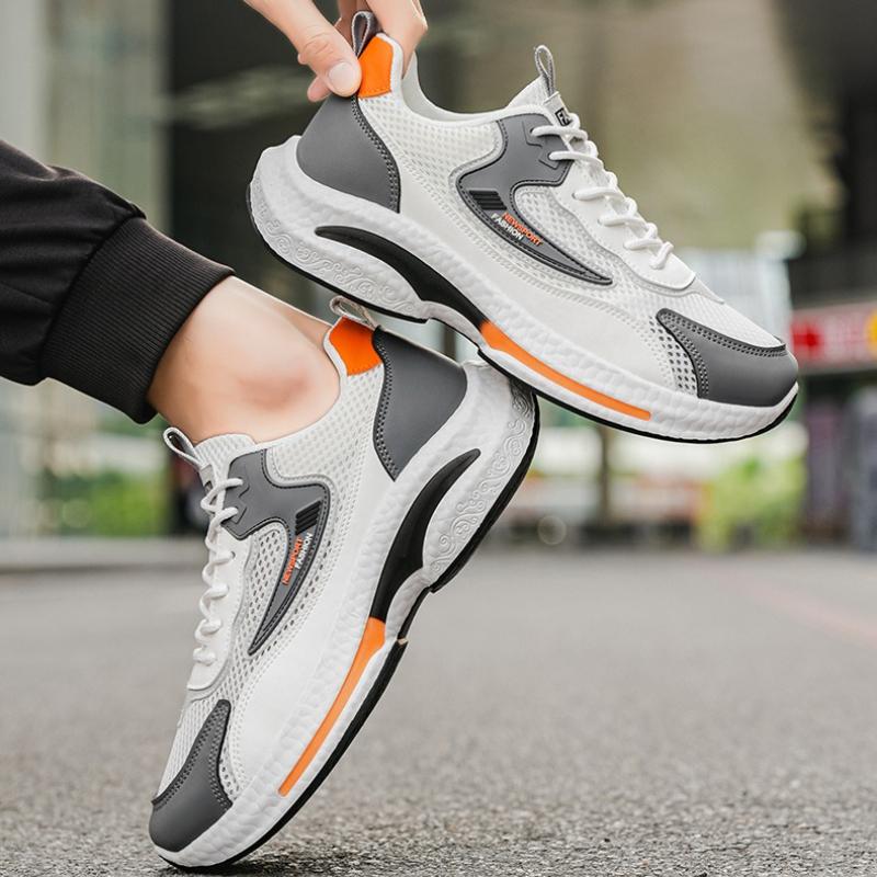 New Mesh Men's Casual Sneaker Summer Breathable Running Shoe Comfortable Soft Sole Wear-resistant Training Shoes Tenis Masculino