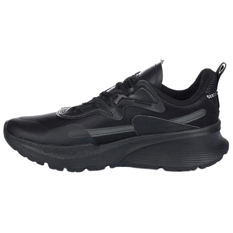 

LiNing Soft Shock Absorbers Slip Resistant, Abrasion Resistant, Breathable Low Top Running Shoes Women s Standard Black 35.5
