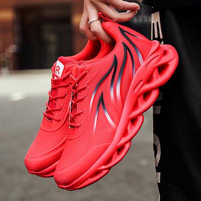 Fashion Fashion Running Shoes for Men Breathable Sneakers Knit Athletic Blade Cushioning Jogging Trainers Lightweight Sports Shoes Man