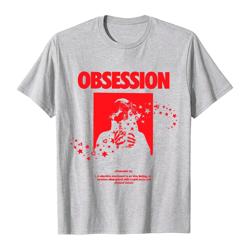 T-shirt a maniche corte Ossessione per il Cinema Cotone Morbido Uomo Donna T-shirt Unisex Streetwear Merchandising Grafico Moda Girocollo Abbigliamento Largo