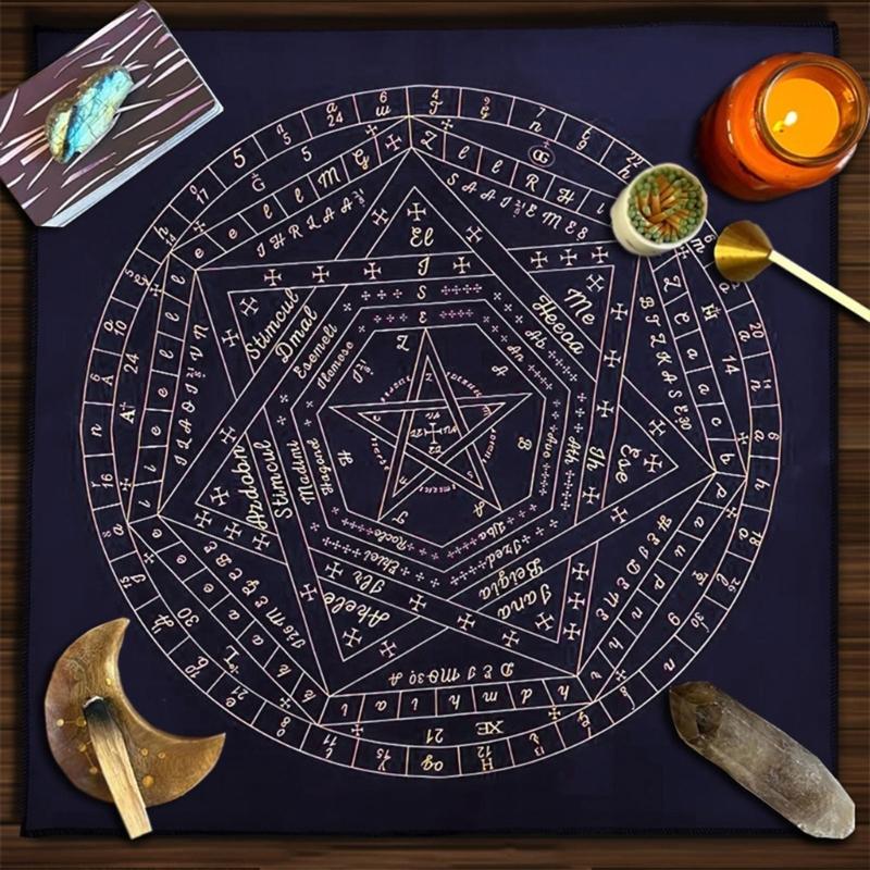 Metaphysical Game Mat Pendulum Divinations Altar Tablecloth Board Game Card Pad