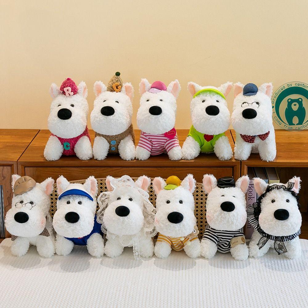 

Пушистый плюшевый щенок, плюшевая кукла, милая плюшевая игрушка West Highland, подарок на день рождения, домашний декор