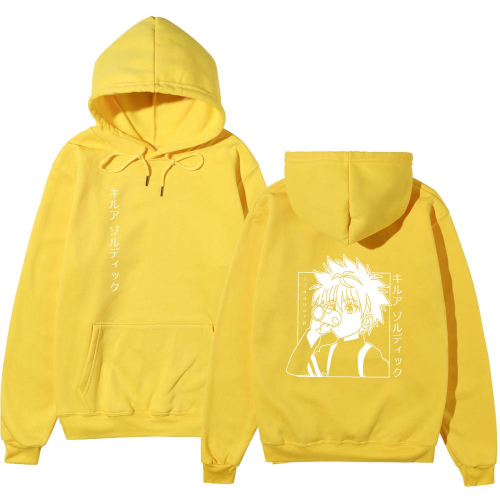 Hunter X Hunter Fashion Hoodies Men Women Hooded Sweatshirts Fashion Hip Hop Casual Pullovers Autumn Boys Girls Black Streetwear Hoodie